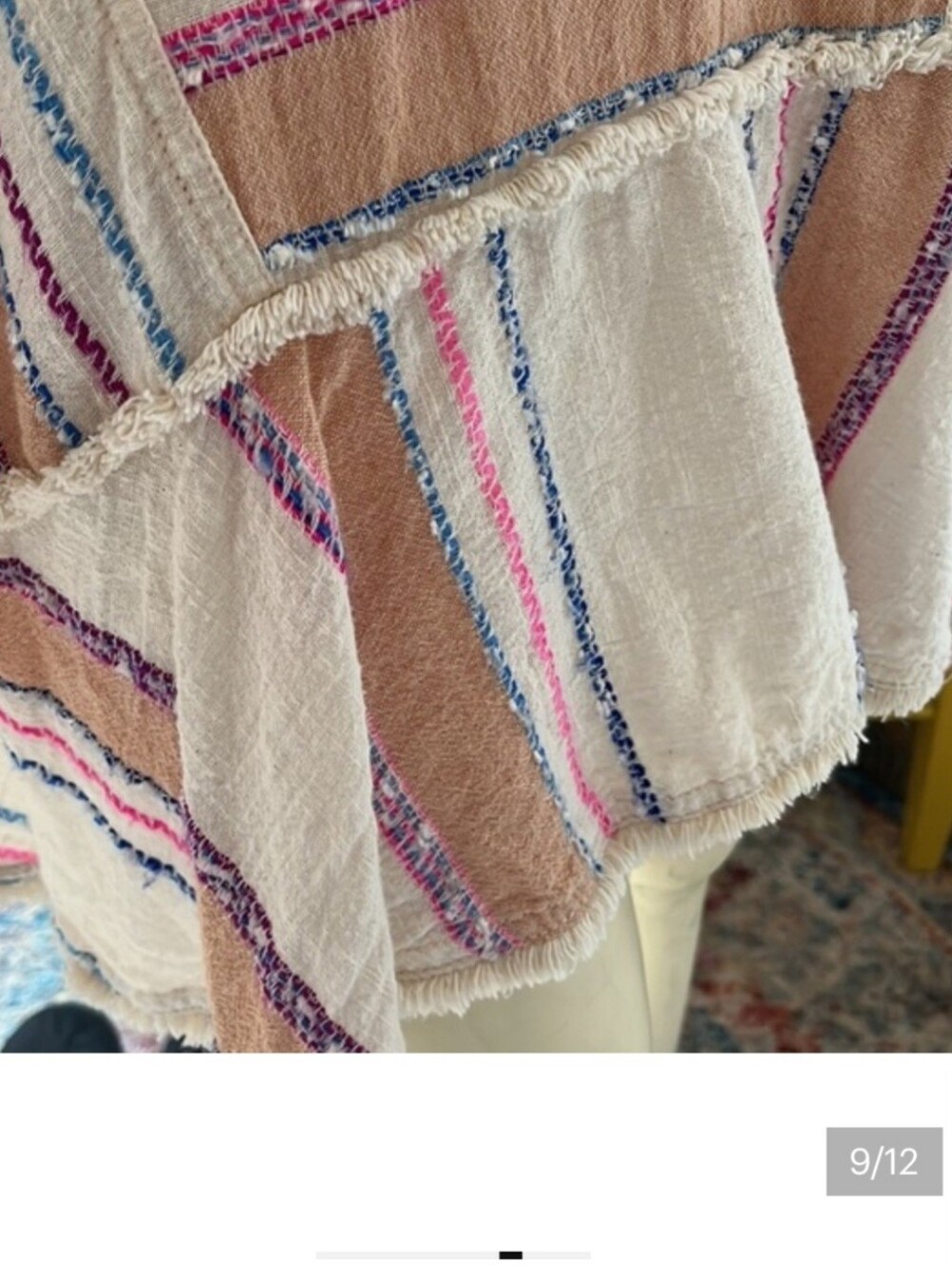 Anthropologie Holding Horses Elira Striped Dress Bohemian Women's Medium M EUC - Picture 11 of 16